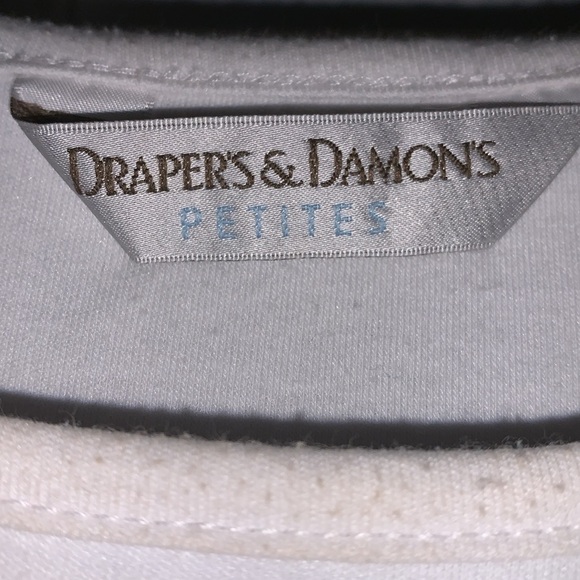 Draper’s & Damon’s petites vintage floral sequins top - Picture 5 of 6